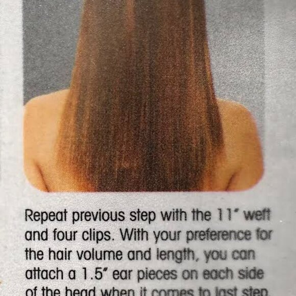 Janet Collection Noir Fit Clip - Natural Black color - 18" or 22" available - Picture 7 of 7